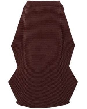 Pleats Please Issey Miyake Zigzag Skirt - Purple