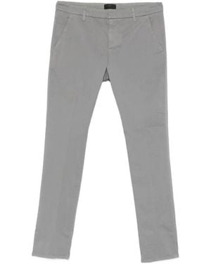 Dondup Gaubert Turn-Up Hem Trousers - Grey