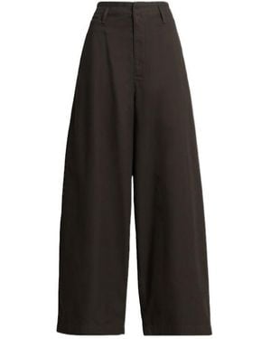 Lemaire Large Cotton Chino Trousers - Black
