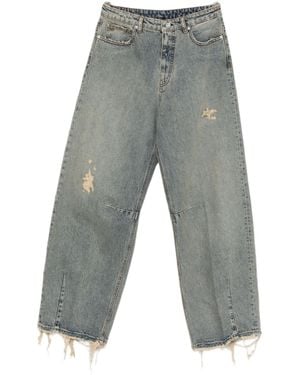 Nine:inthe:morning Wide Leg Jeans - Gray