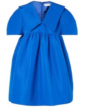 Nina Ricci Faille Minidress - Blue