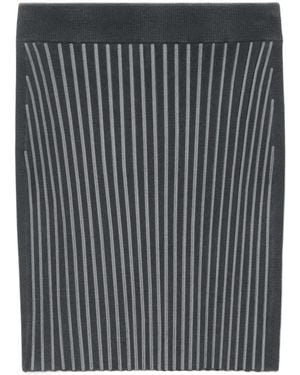 Alexander Wang Ribbed-Knit Mini-Skirt - Black