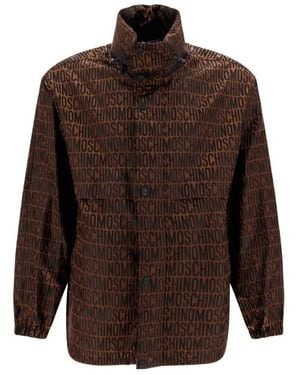 Moschino Long-Sleeved Casual Jacket - Brown