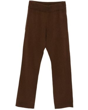 Entire studios Ribbed Track Pants - Brown
