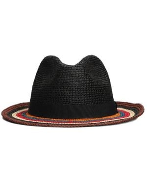 Paul Smith Signature Stripe Trilby Hat - Black