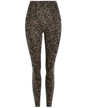 Varley Freesoft Cheetah-Print Leggings - Gray