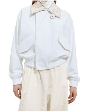 Bottega Veneta Cotton Blouson - White