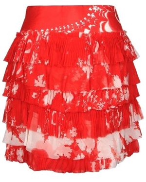 Ermanno Scervino Printed Skirt - Red