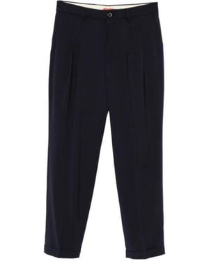 Barena Drapier Pleated Trousers - Blue