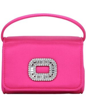 Roger Vivier Pilgrim Nano Shoulder Bag - Pink