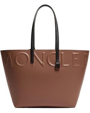 Moncler Very Small Tote Bag - Brown