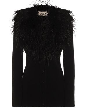 Blumarine Long Knitted Cardigan - Black