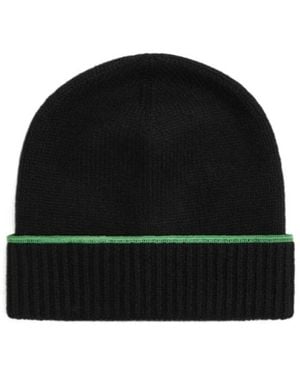 Bottega Veneta Wool Cashmere Hemmed Wool Hat - Black
