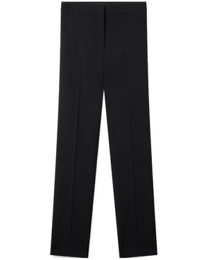 Stella McCartney Split Cuff Straight Leg Trousers - Blue