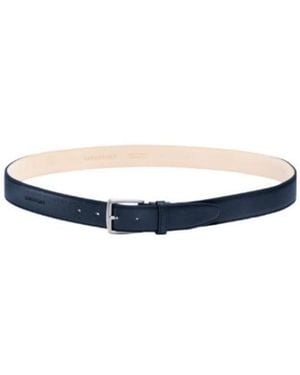 Longchamp Logo Belt - White