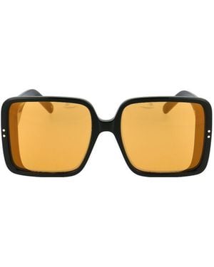 Courreges Square Frame Sunglasses - Metallic