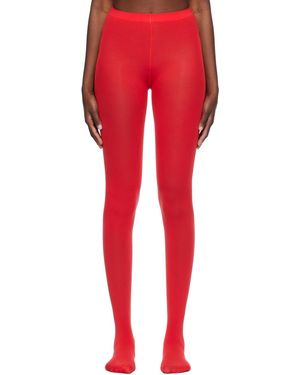 Comme des Garçons High-Rise Pantyhose - Red