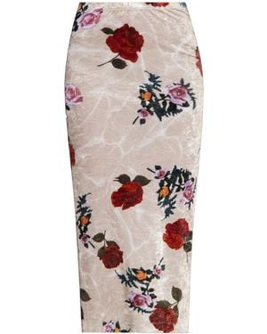Dries Van Noten Floral Pattern Skirt - Multicolour
