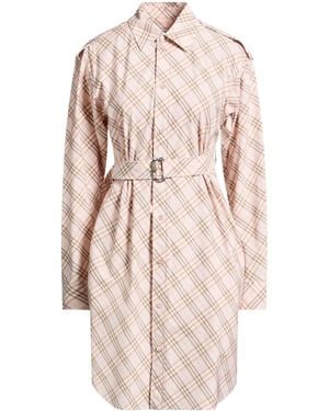 Burberry Classic Printed Shirt Dress - Pink