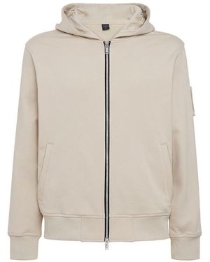 Moose Knuckles Hartsfield Zip-Up Hoodie - Natural