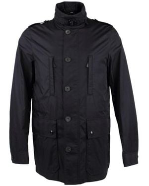 Burberry Long-Sleeved Casual Jacket - Blue