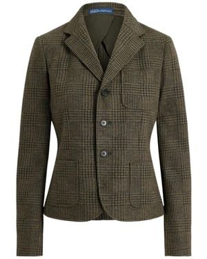 Polo Ralph Lauren Long-Sleeved Knitted Blazer - Green