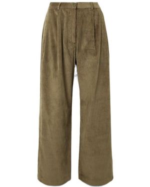 Frankie Shop Norstrand Pleated Trousers - Green