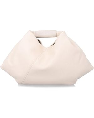 MM6 by Maison Margiela Japanese Mini Top Handle Bag - Natural