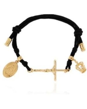 Dolce & Gabbana Pendant Bracelet - Black