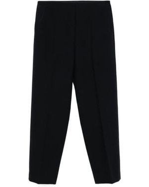 Dries Van Noten Gabardine Straight Trousers Casual Trousers - Black