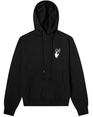 Off-White c/o Virgil Abloh Painting-Print Zip-Up Hoodie in
