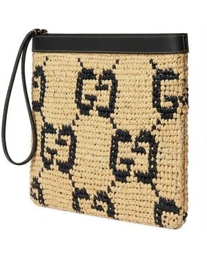 Gucci Gg Clutch Bag - Metallic