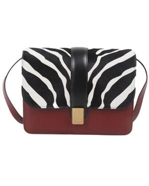 KHAITE Flap Crossbody Bag - Black