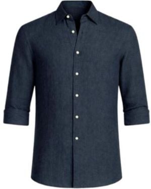 Michael Kors Classic-Fit Shirt - Blue