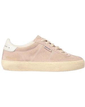 Golden Goose Soul-Star Suede Low-Top Trainers - Pink