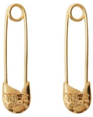 Burberry Ekd Pin Earrings - Metallic