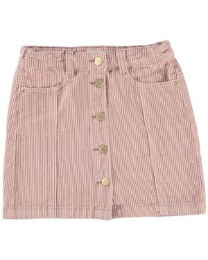 Molo Bera Ribbed-Detail Corduroy Skirt - Pink