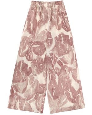 Alysi Wide Leg Pants - Pink