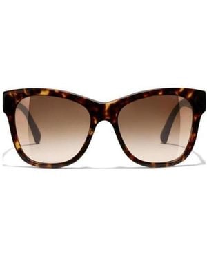CHANEL Logo Sunglasses - Multicolour