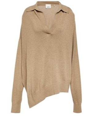 Isabel Marant Collared Knit Jumper - Natural