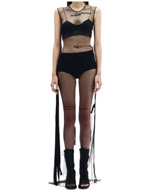 Ann Demeulemeester Seda Till The End Semi-Sheer Mesh Maxi Dress - Black