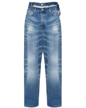 Y. Project Logo Denim Pants - Blue