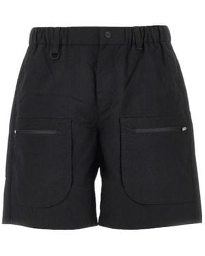 Herno Laminar Technical Cargo Bermuda Shorts - Black
