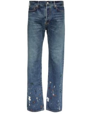 Undercover Beaded Straight Jeans - Blue