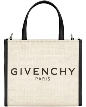 Givenchy Mini G Tote Shopper Bag - Natural