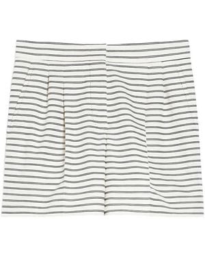 Max Mara Studio Striped Ottoman Bermuda Shorts - Multicolour
