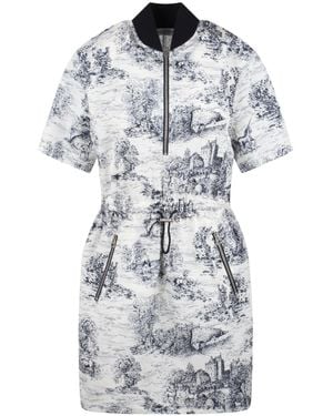 Dior Print Dress - White