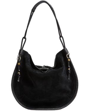Isabel Marant Oskan Hobo Soft Bag - Black