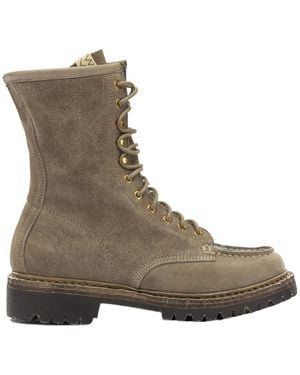 Visvim Lace-Up Ankle Boots - Brown