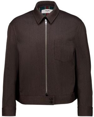 Celine Long-Sleeved Casual Jacket - Black